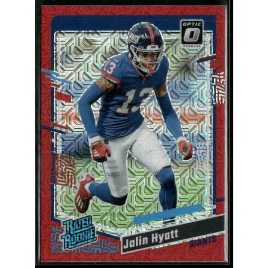 2023 Donruss Optic #279 Jalin Hyatt Red Mojo