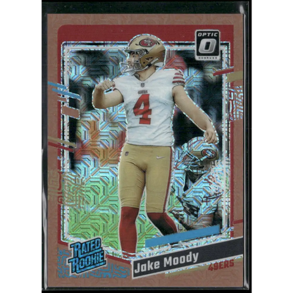 2023 Donruss Optic #289 Jake Moody Bronze Mojo #/35