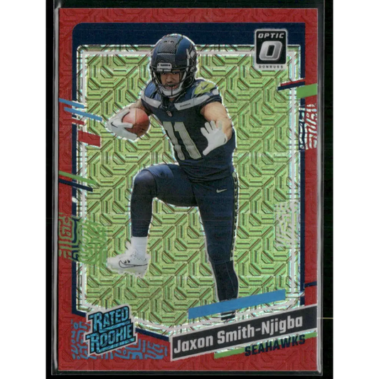 2023 Donruss Optic #293 Jaxon Smith-Njigba Red Mojo