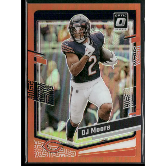 2023 Donruss Optic #34 DJ Moore Orange #/249