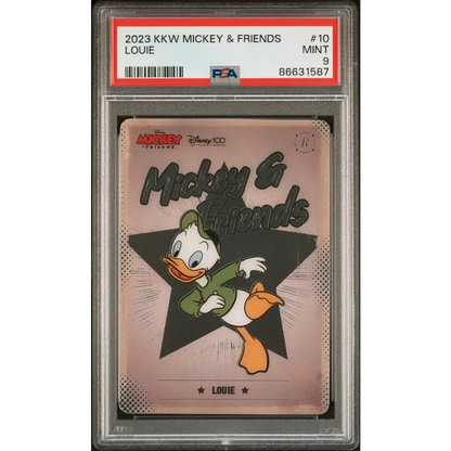 2023 KAKAWOW HOTBOX MICKEY & FRIENDS CHEERFUL TIMES LOUIE 10 PSA 9 - Graded Disney PSA 9