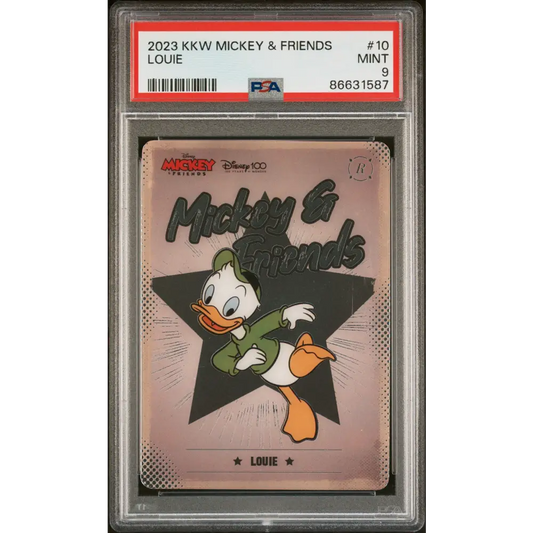 2023 KAKAWOW HOTBOX MICKEY & FRIENDS CHEERFUL TIMES LOUIE 10 PSA 9 - Graded Disney PSA 9