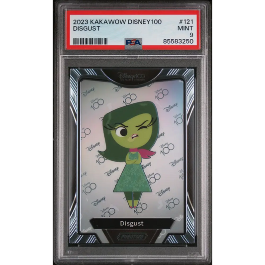 2023 KAKAWOW PHANTOM DISNEY 100 WONDROUS CHARACTER DISGUST 121 PSA 9 - Graded Disney PSA 9