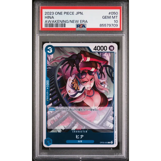 2023 ONE PIECE JAPANESE AWAKENING OF THE NEW ERA HINA #50 - PSA GEM MT 10 - Graded One Piece PSA 10