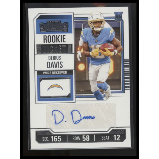 2023 Panini Contenders #147 Derius Davis