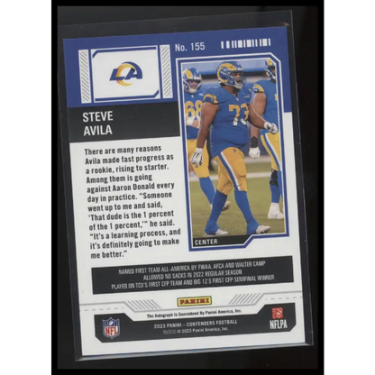 2023 Panini Contenders #155 Steve Avila