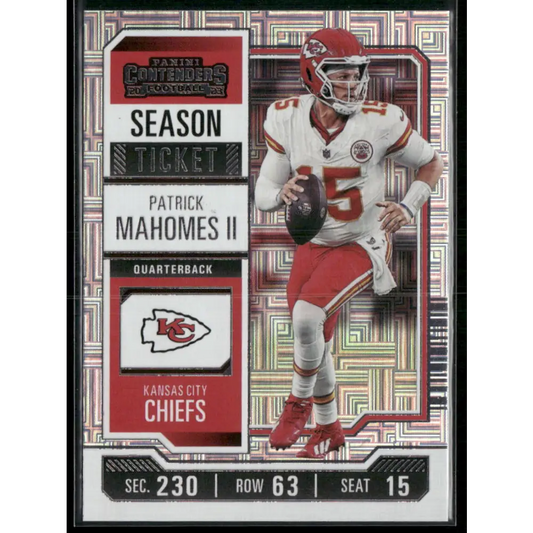 2023 Panini Contenders #51 Patrick Mahomes II MOJO
