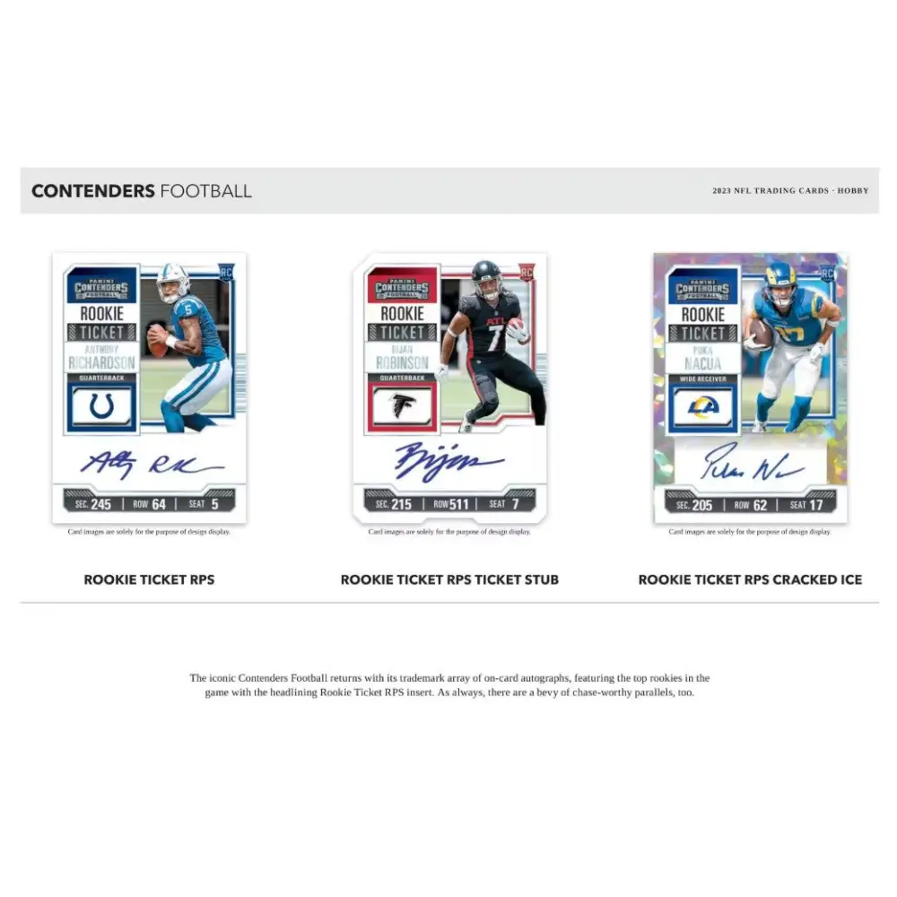 2023 Panini Contenders Football Hobby Box