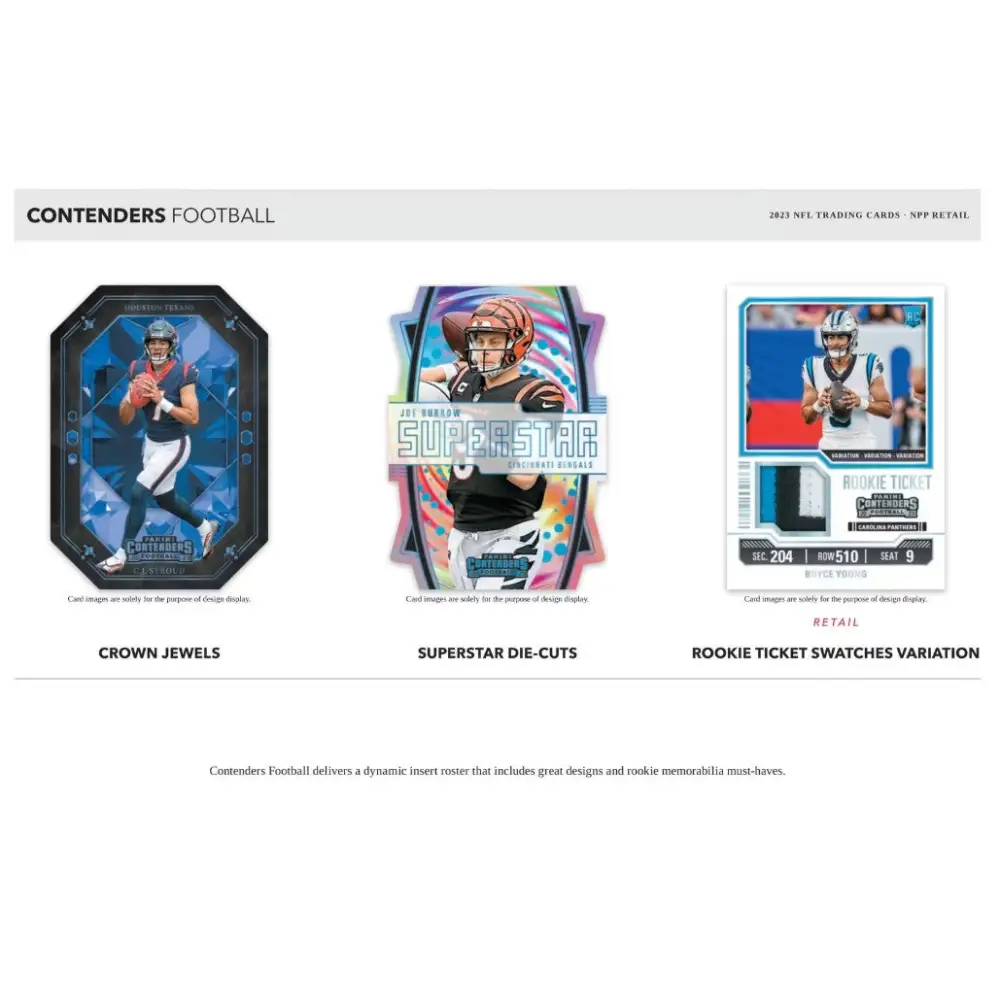 2023 Panini Contenders Football Mega Box (Teal Parallels)