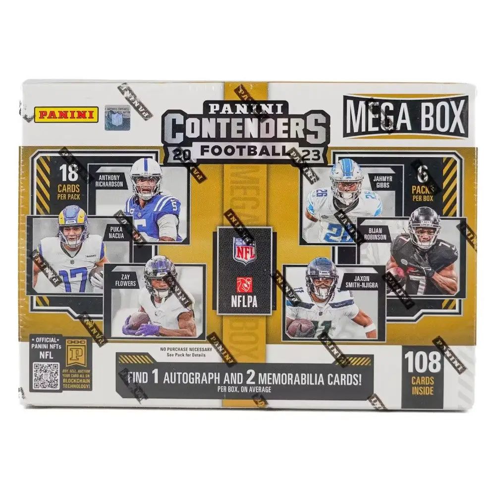 2023 Panini Contenders Football Mega Box (Teal Parallels)