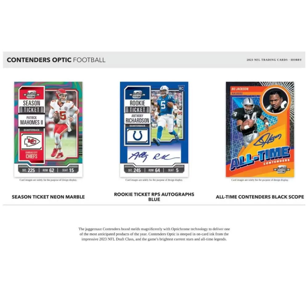 2023 Panini Contenders Optic NFL Trading Card Box (Hobby)
