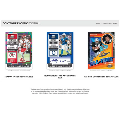 2023 Panini Contenders Optic NFL Trading Card Box (Hobby)