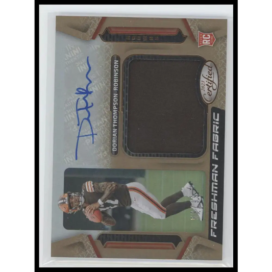2023 Panini Dorian Thompson-Robinson Freshman Fabric Signatures Bronze #/99