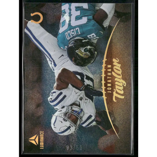 2023 Panini Luminance #82 Jonathan Taylor Orange #/50