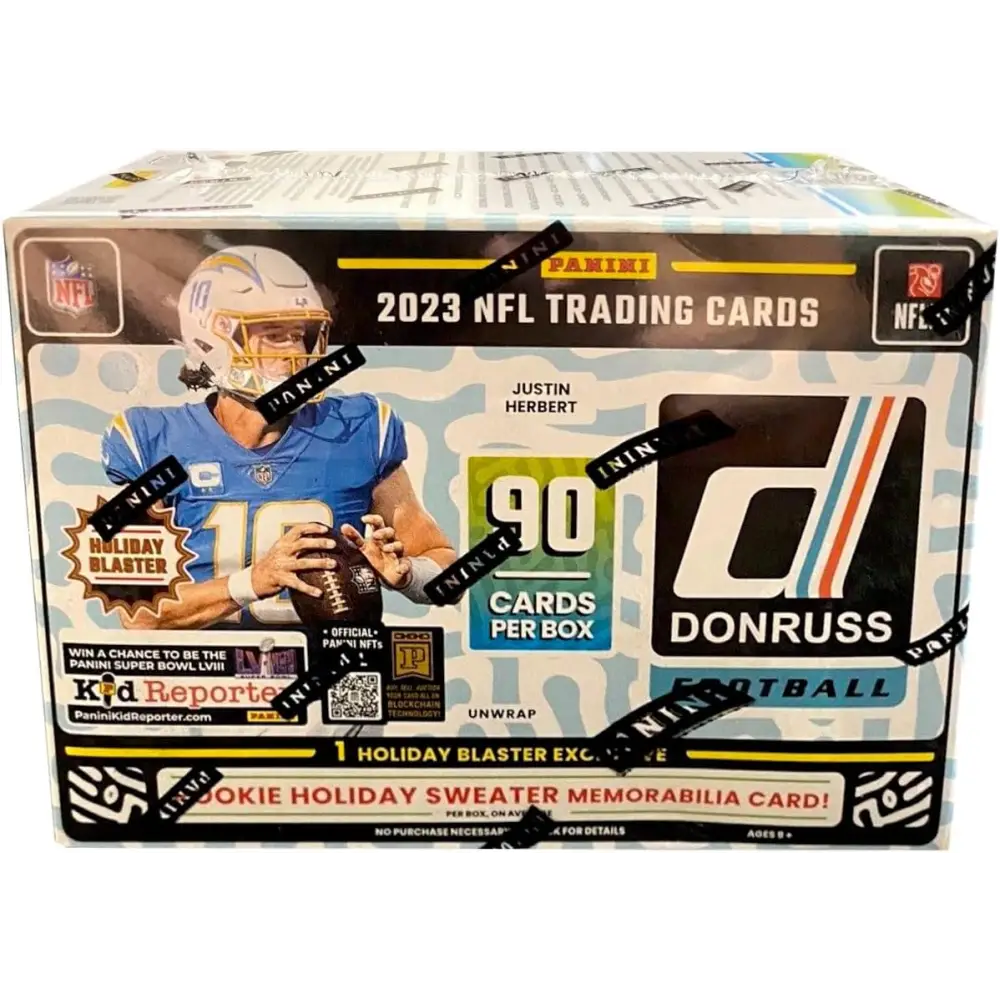 2023 Panini NFL Donruss Holiday Blaster Box Trading Cards