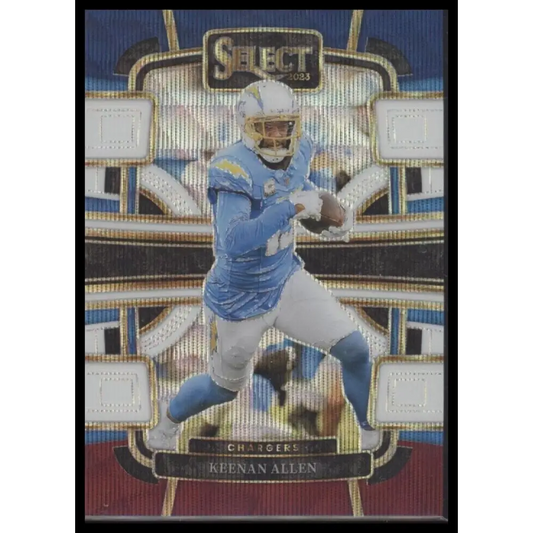 2023 Panini Select #51 Keenan Allen Tri-Color Prizms #/259