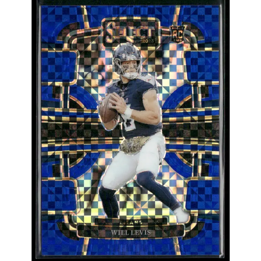 2023 Panini Select #96 Will Levis Blue Prizms #/199