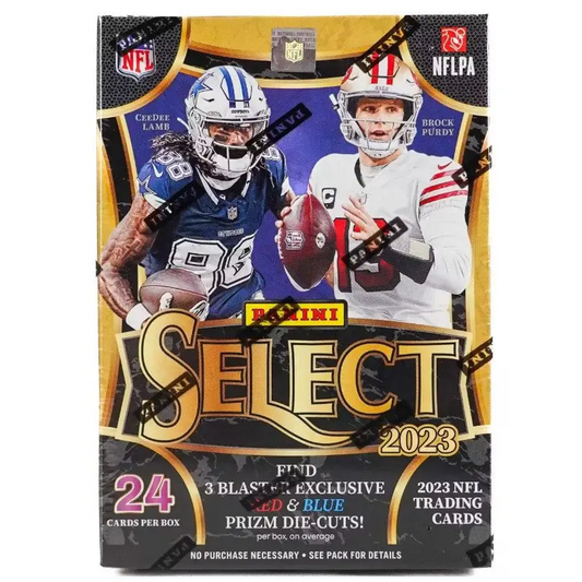 2023 Panini Select Football 6-Pack Blaster Box (Red & Blue Prizms!)