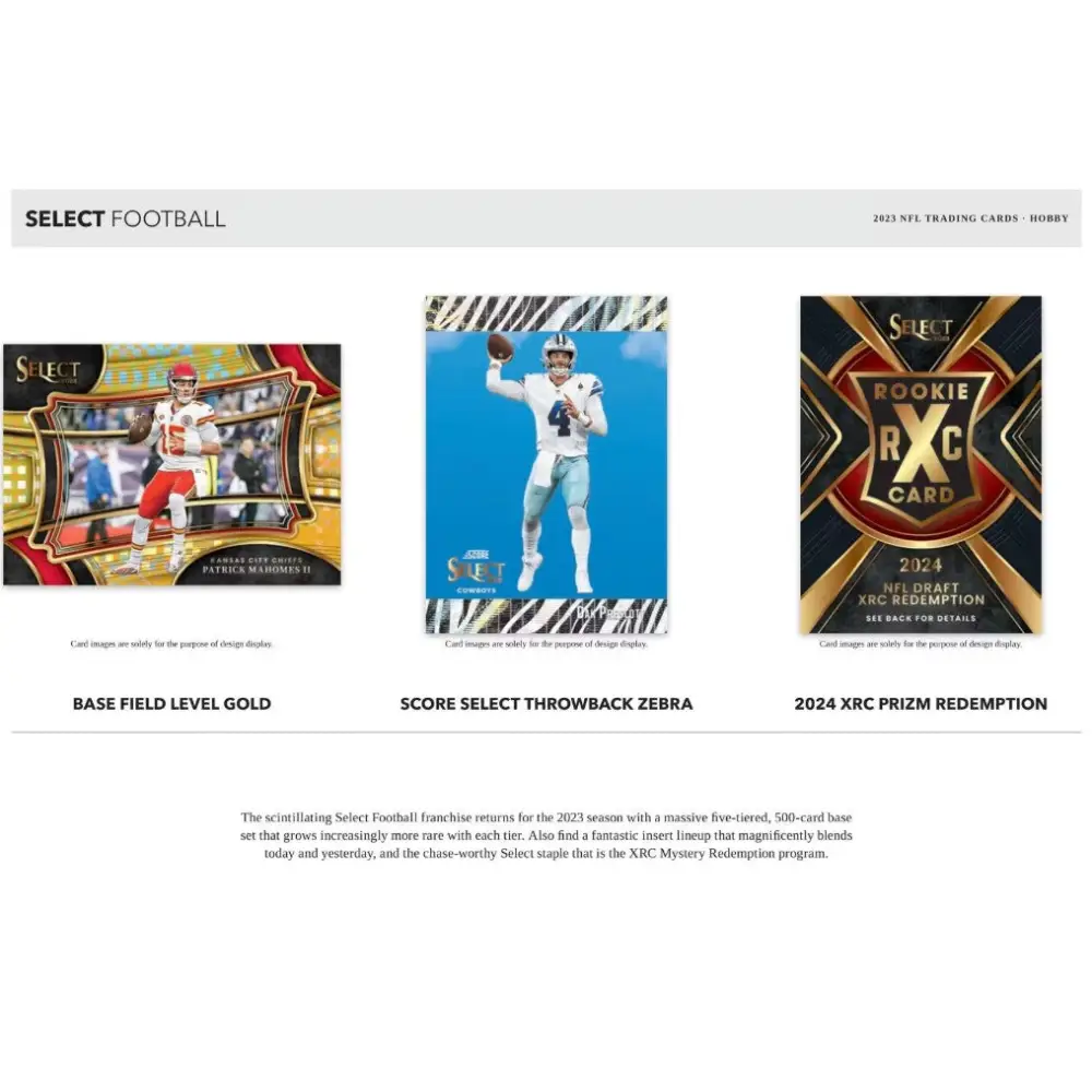 2023 Panini Select Football Hobby Box