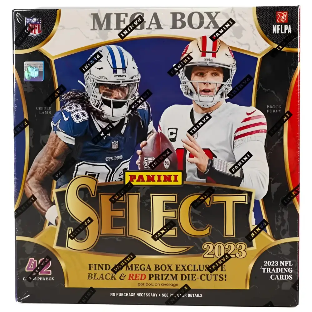 2023 Panini Select Football Mega Box (Black & Green Prizm Die Cuts!)