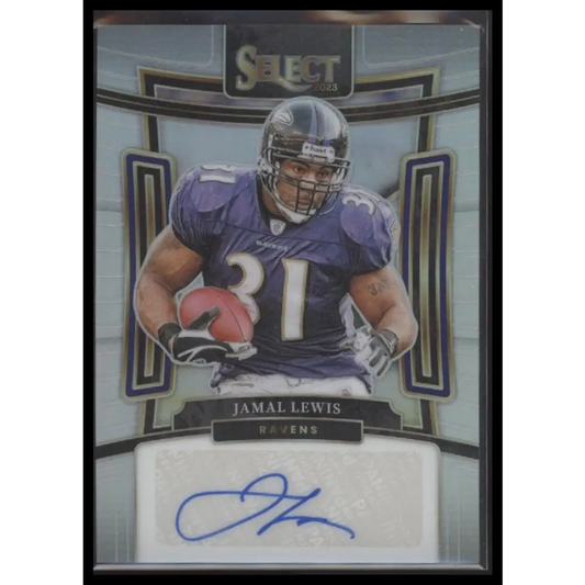 2023 Panini Select #SIG-JLE Jamal Lewis Signatures Prizm #/399
