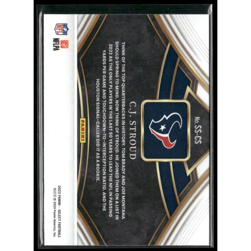 2023 Panini Select #SS-CS C.J. Stroud Snapshots Prizm