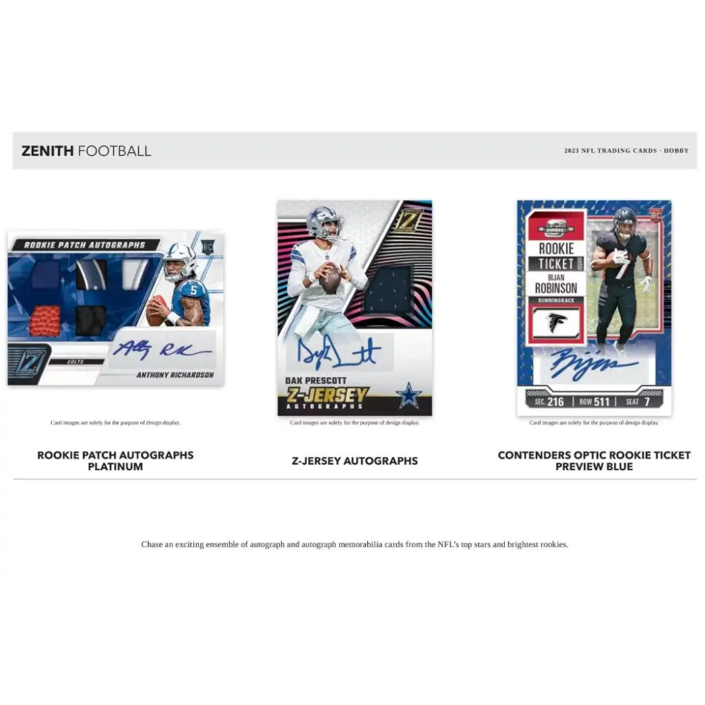 2023 Panini Zenith Football Hobby Box