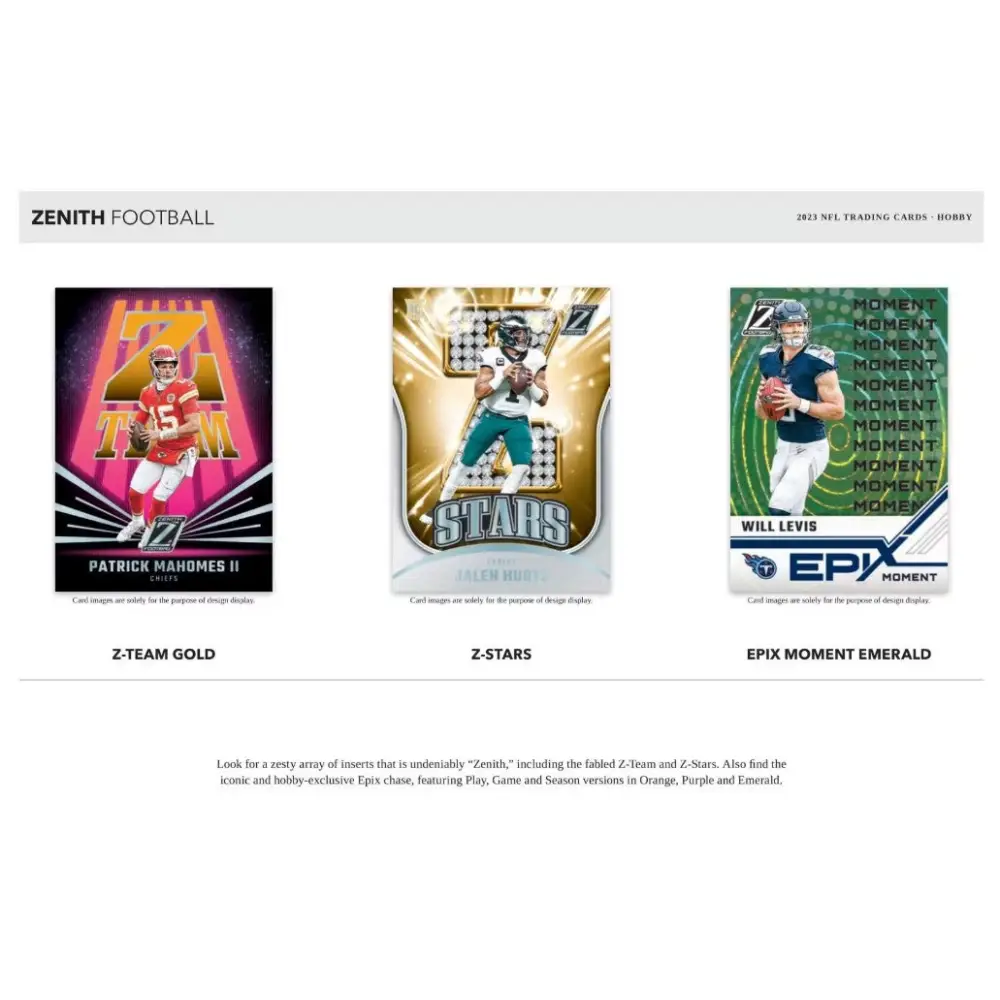 2023 Panini Zenith Football Hobby Box