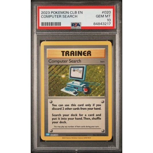 2023 POKEMON BLASTOISE & SUICUNE ex DECK COMPUTER SEARCH #20 PSA 10 - Graded Pokémon PSA 10