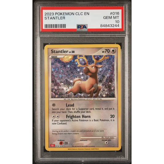 2023 POKEMON CHARIZARD & HO-OH ex DECK STANTLER #16 PSA 10 - Graded Pokémon PSA 10
