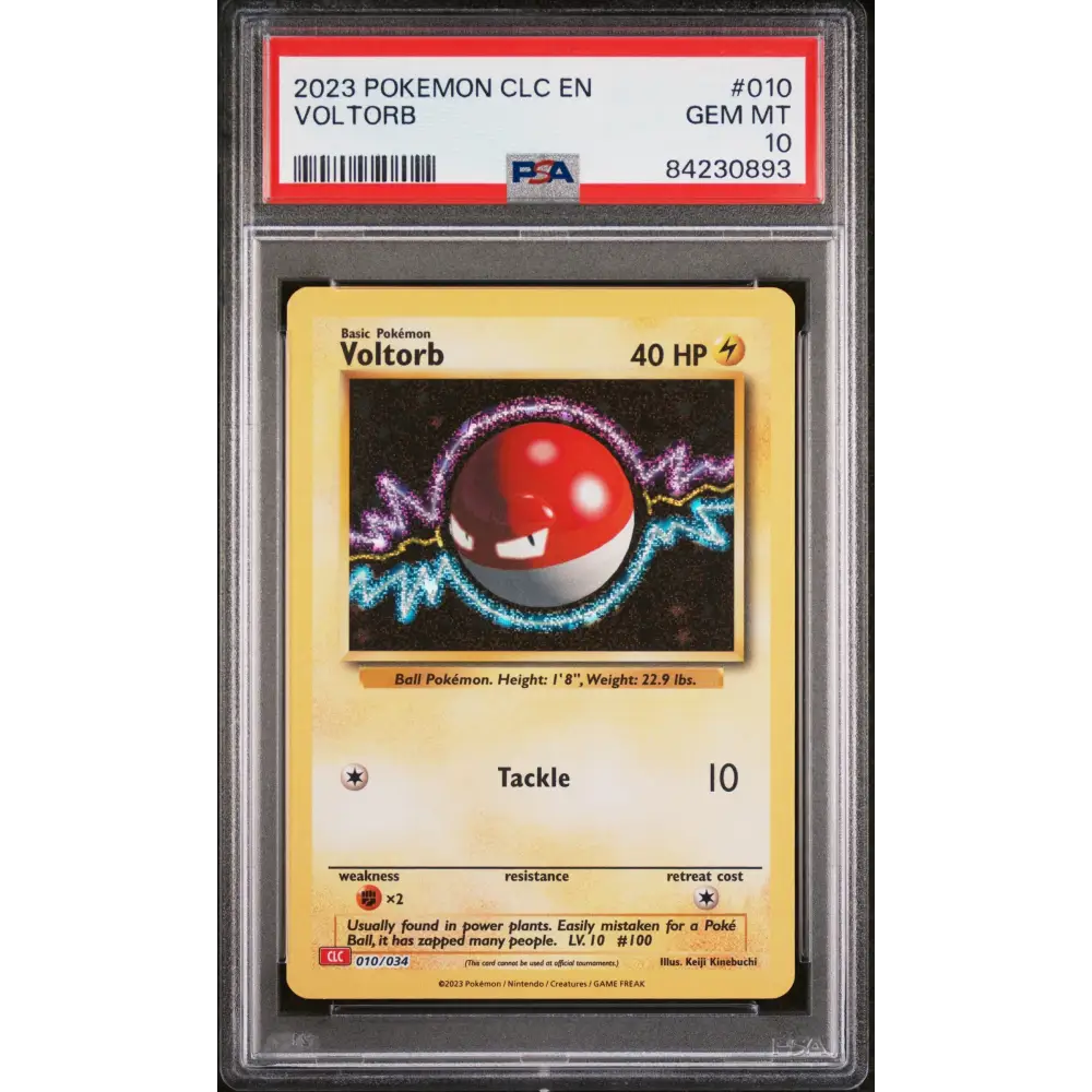 2023 POKEMON CHARIZARD & HO-OH ex DECK VOLTORB #10 PSA 10 - Graded Pokémon PSA 10