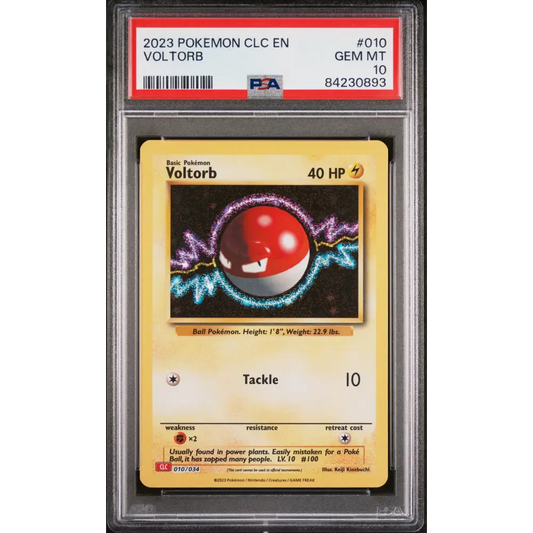 2023 POKEMON CHARIZARD & HO-OH ex DECK VOLTORB #10 PSA 10 - Graded Pokémon PSA 10