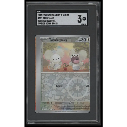 2023 Scarlet & Violet 4-Card Consecutive Cut Error & Upside Down Back - See Desc