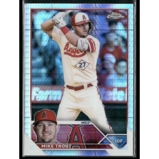 2023 Topps Chrome #27 Mike Trout