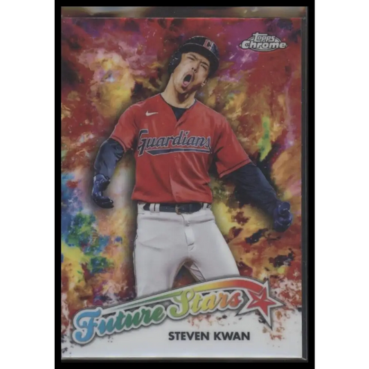 2023 Topps Chrome #FS-14 Steven Kwan Future Stars