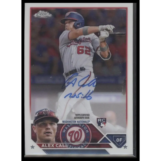 2023 Topps Chrome #RA-AC Alex Call Rookie Autographs