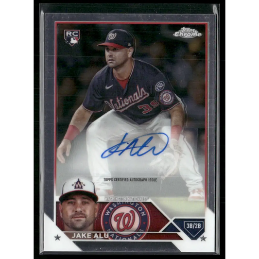 2023 Topps Chrome Update #AC-JAL Jake Alu Autographs