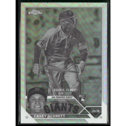 2023 Topps Chrome Update #USC134 Casey Schmitt Negative