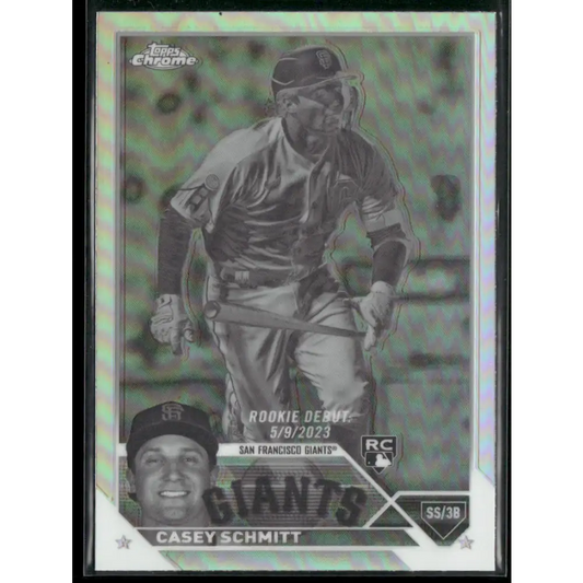 2023 Topps Chrome Update #USC134 Casey Schmitt Negative