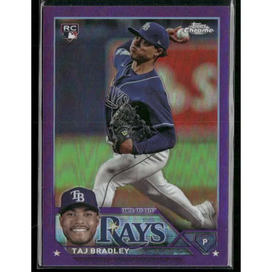 2023 Topps Chrome Update #USC194 Taj Bradley Purple #/250