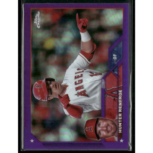 2023 Topps Chrome Update #USC198 Hunter Renfroe Purple #/250