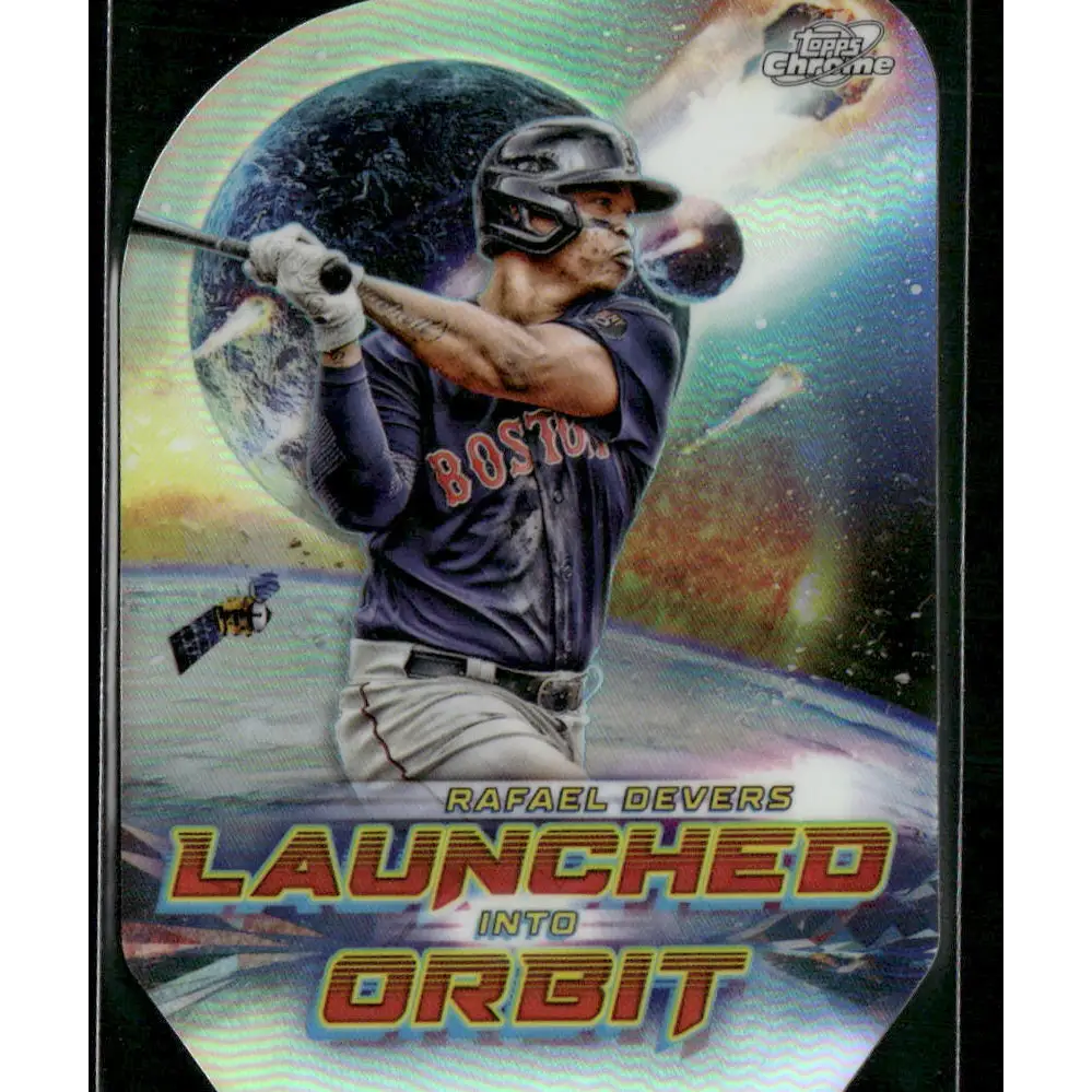 2023 Topps Cosmic Chrome #LIO-4 Rafael Devers Launched Into Orbit