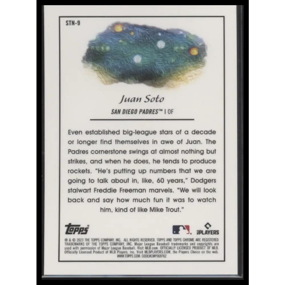 2023 Topps Cosmic Chrome #STN-9 Juan Soto Stars in the Night