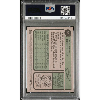 2023 TOPPS HERITAGE JULIO RODRIGUEZ #18 - PSA 10 - Graded Sports Cards PSA 10