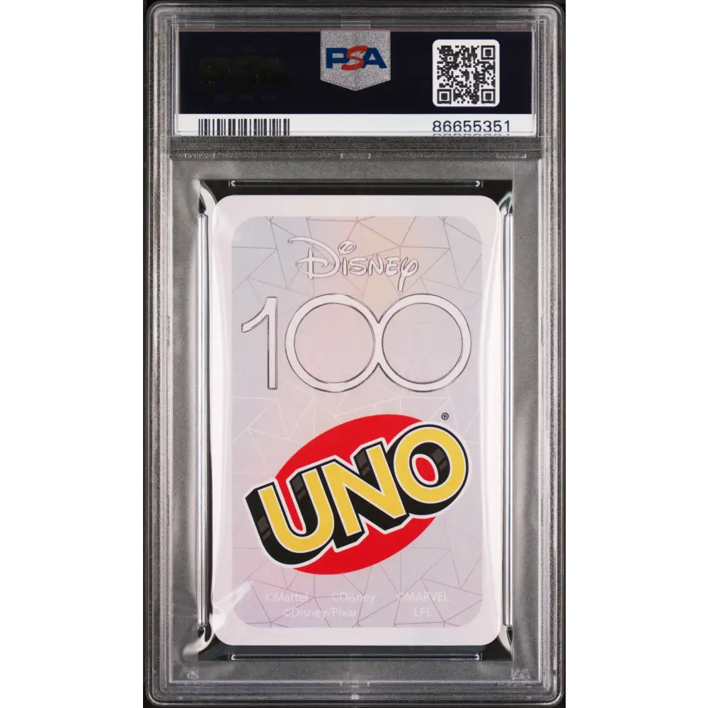 2023 UNO DISNEY 100 WALL E GREEN REVERSE PSA 10 - Graded Disney PSA 10
