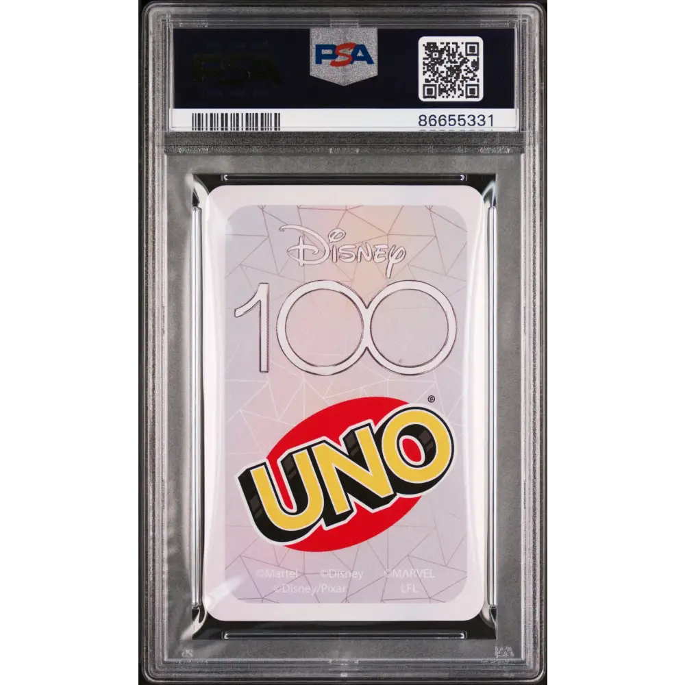 2023 UNO DISNEY 100 WALL E YELLOW REVERSE PSA 9 - Graded Disney PSA 9
