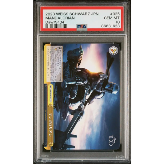 2023 WEISS SCHWARZ JAPANESE DISNEY 100 MANDALORIAN Dsw/S104 25 PSA 10 - Graded Disney PSA 10