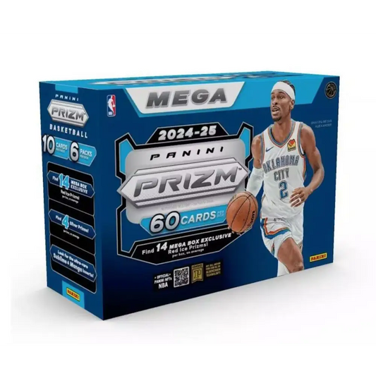2024/25 Panini Prizm Basketball Mega Box (Red Ice Prizms!)