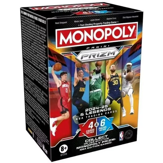 2024/25 Panini Prizm Monopoly Basketball 6-Pack Blaster Box (Millionaire Black Inserts!)