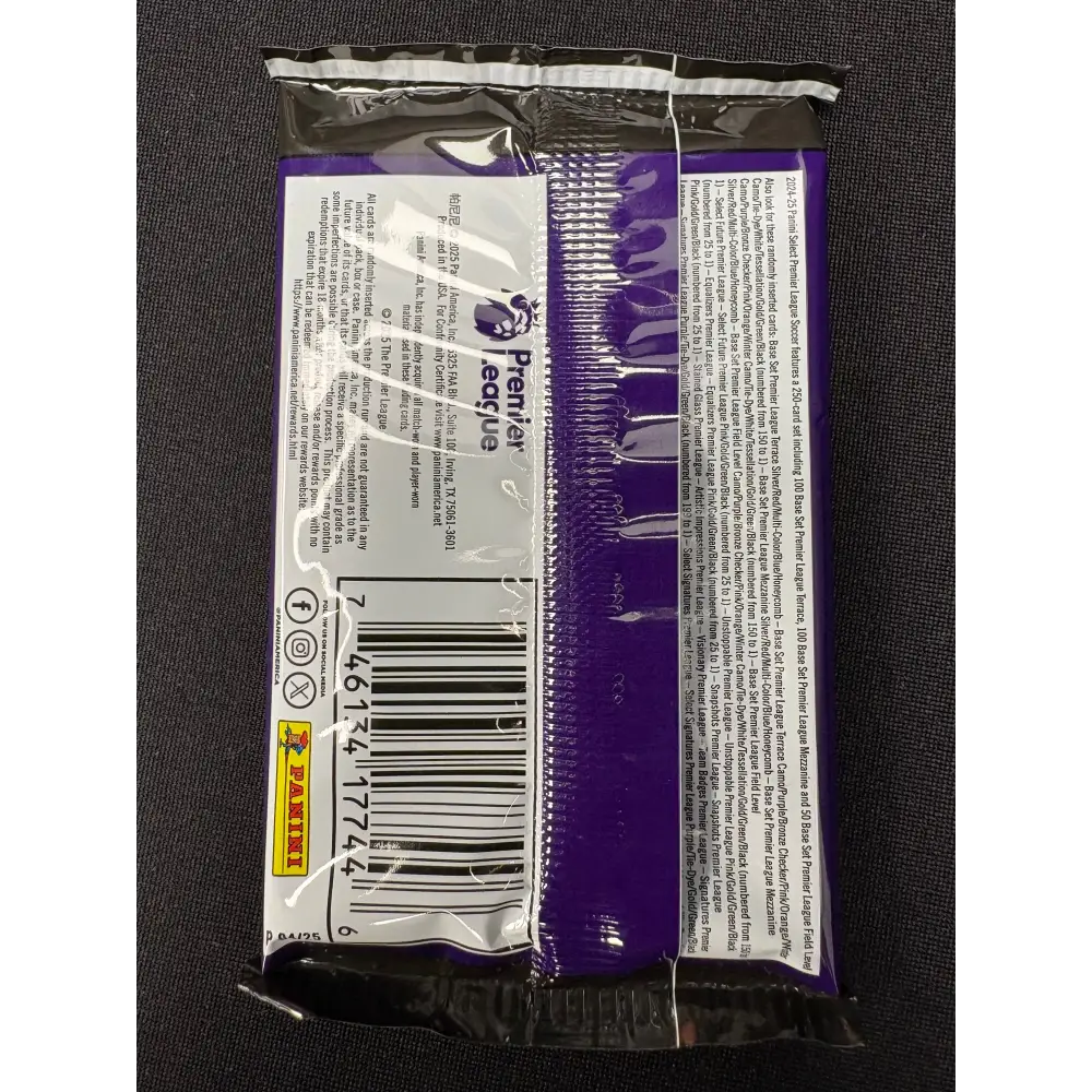 2024/25 Panini Select Premier League EPL Soccer Hobby Single Pack